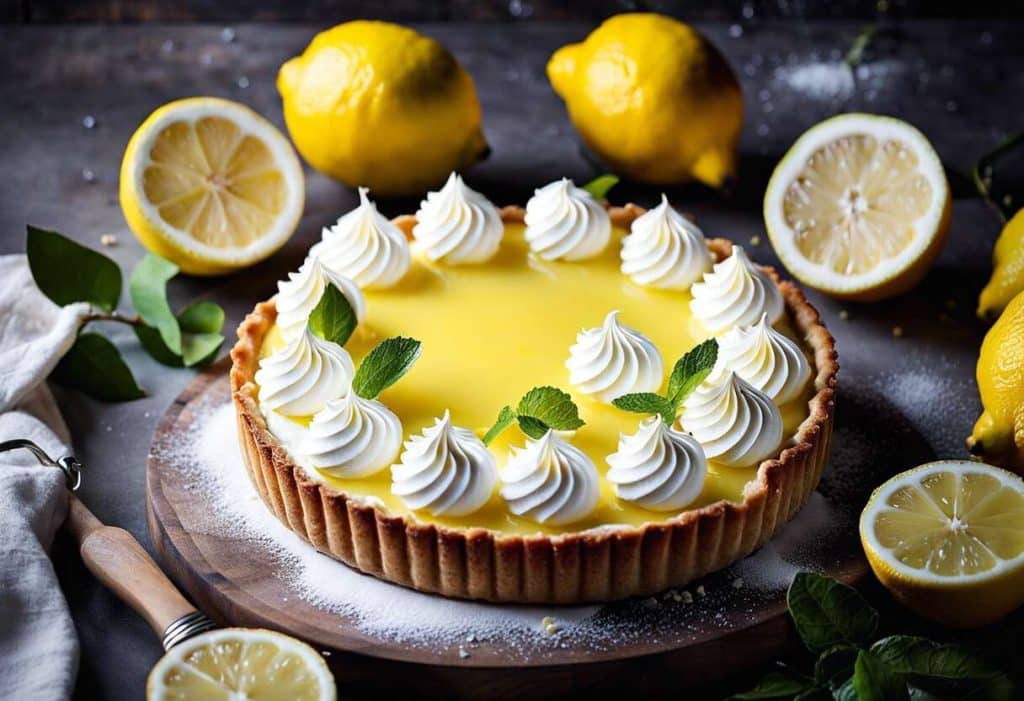 Recette facile de tarte au citron meringuée : plaisir acidulé