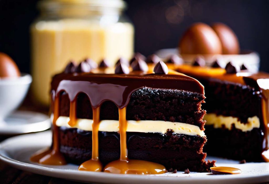 Recette de Cake au Chocolat et Glaçage Caramel : un Délice Facile à Réaliser