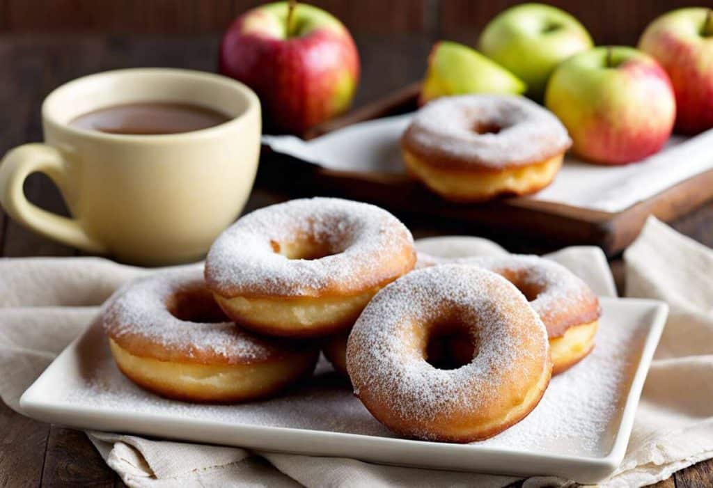 Mini-doughnuts à la pomme et à la cannelle : recette facile et gourmande