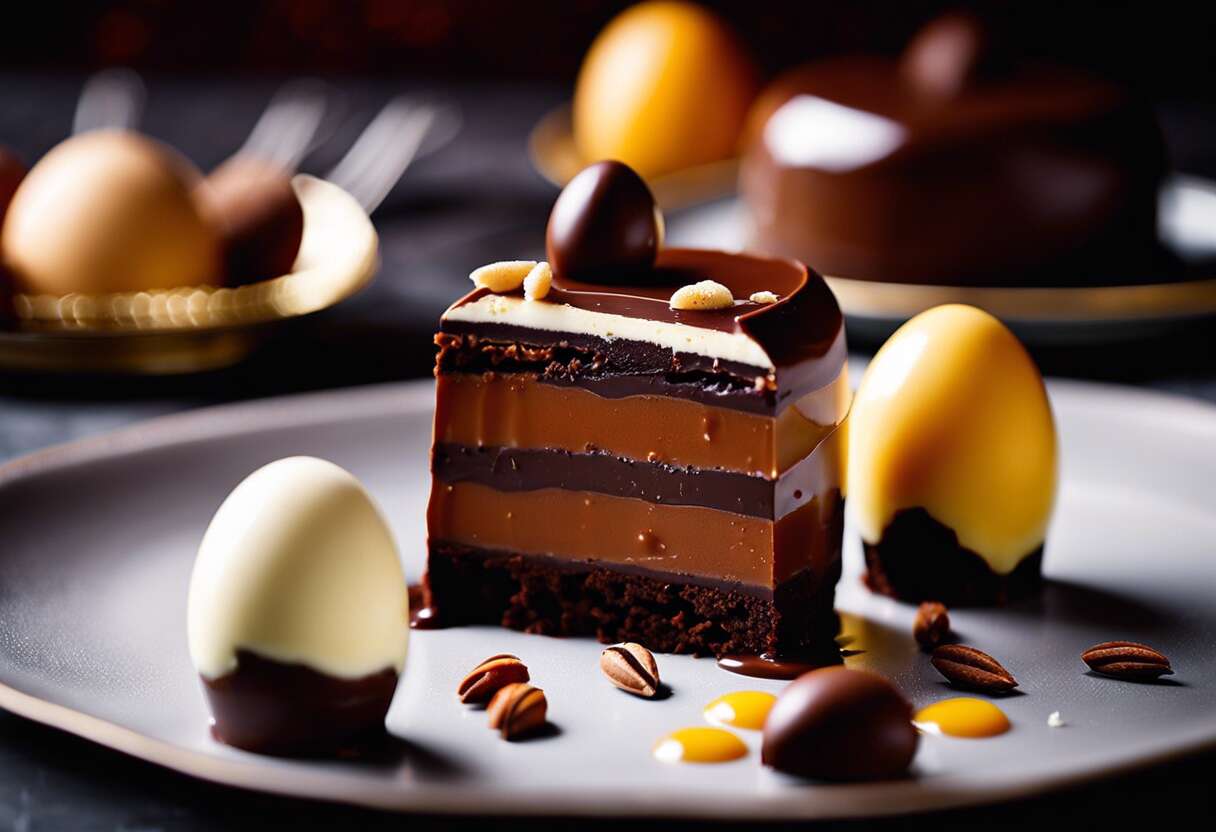 Entremets chocolat-praliné : allier gourmandise et raffinement