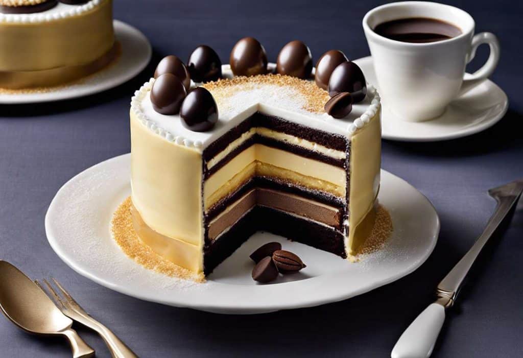 Gâteau Opéra : harmonie entre café et chocolat