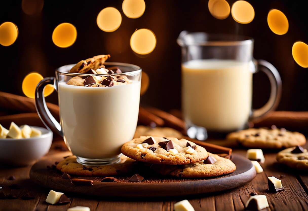 Chocolat au lait ou blanc : une douceur irrésistible dans vos biscuits