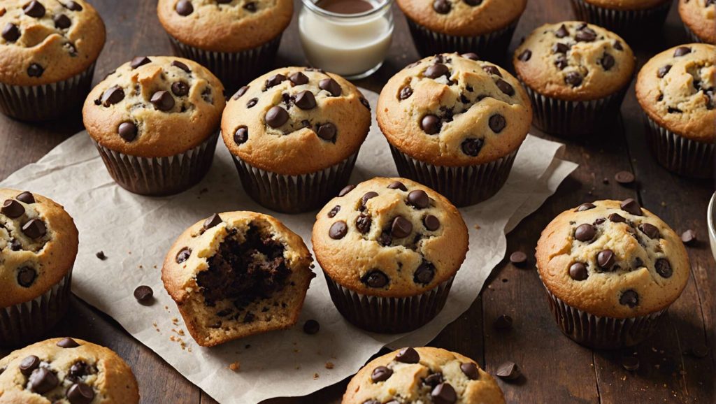 Recette facile de muffins aux pépites de chocolat : gourmandise assurée !