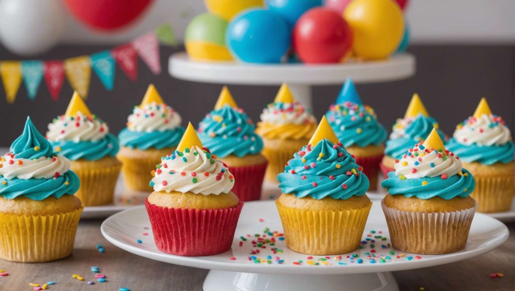Cupcakes décorés rapidement l’atelier anniversaire amusant délicieux