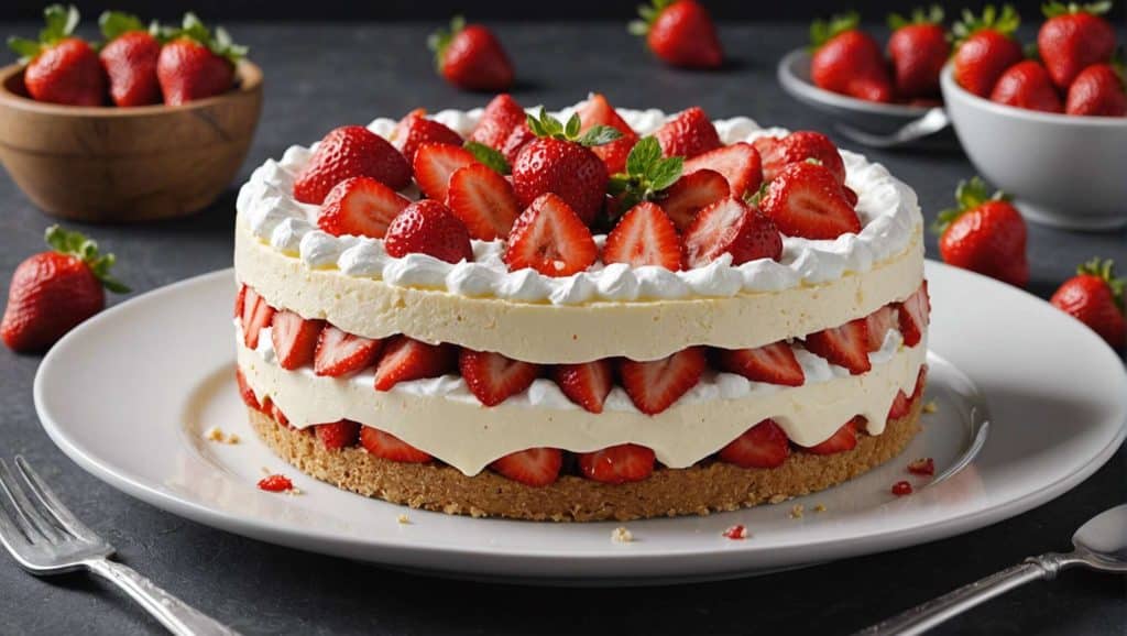Recette de fraisier léger et facile : un dessert gourmand pour tous