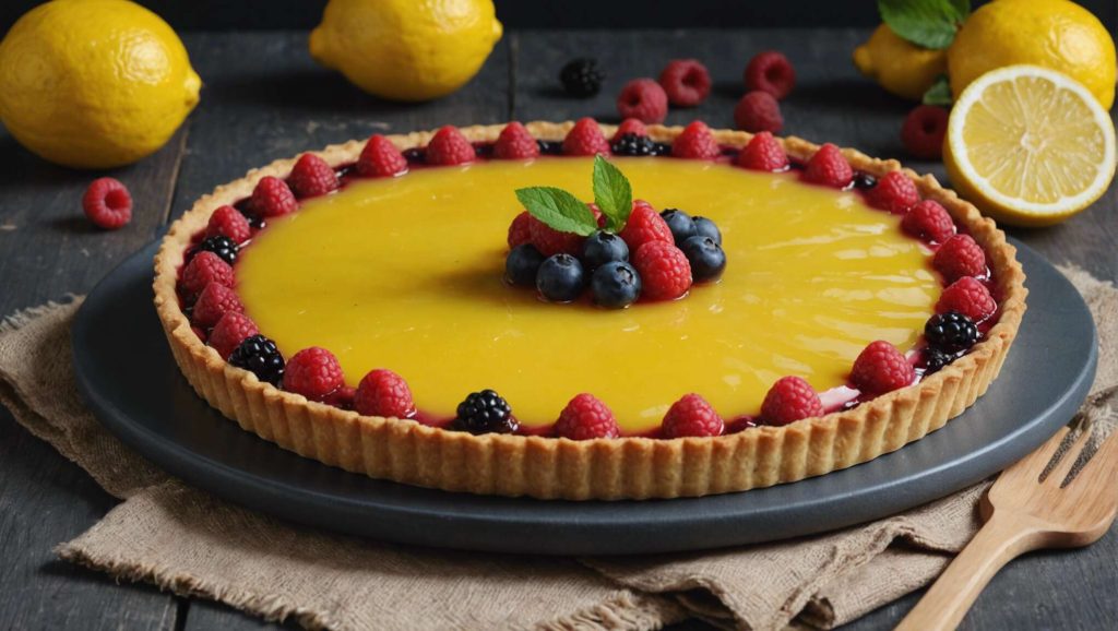 Recette facile de tarte au citron et fruits rouges : un dessert gourmand !