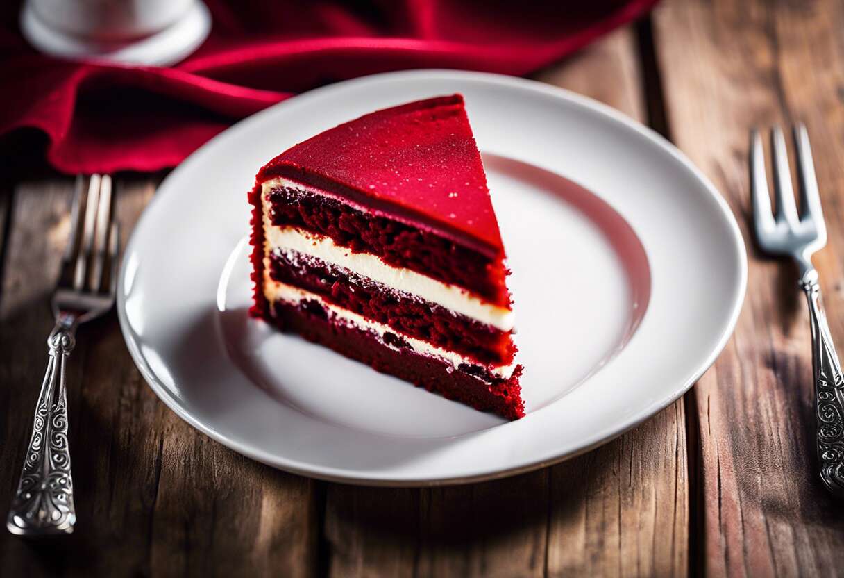 Gâteau velours rouge : symbole de passion en pâtisserie