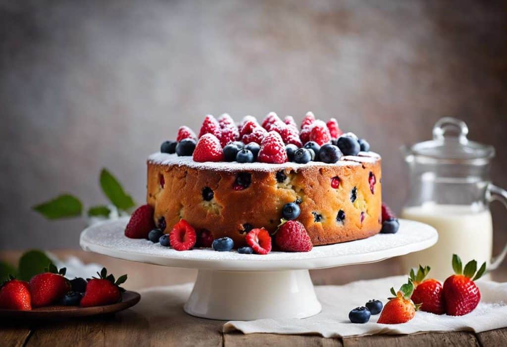 Naked cake rustique aux fruits, élégance et simplicité réunies