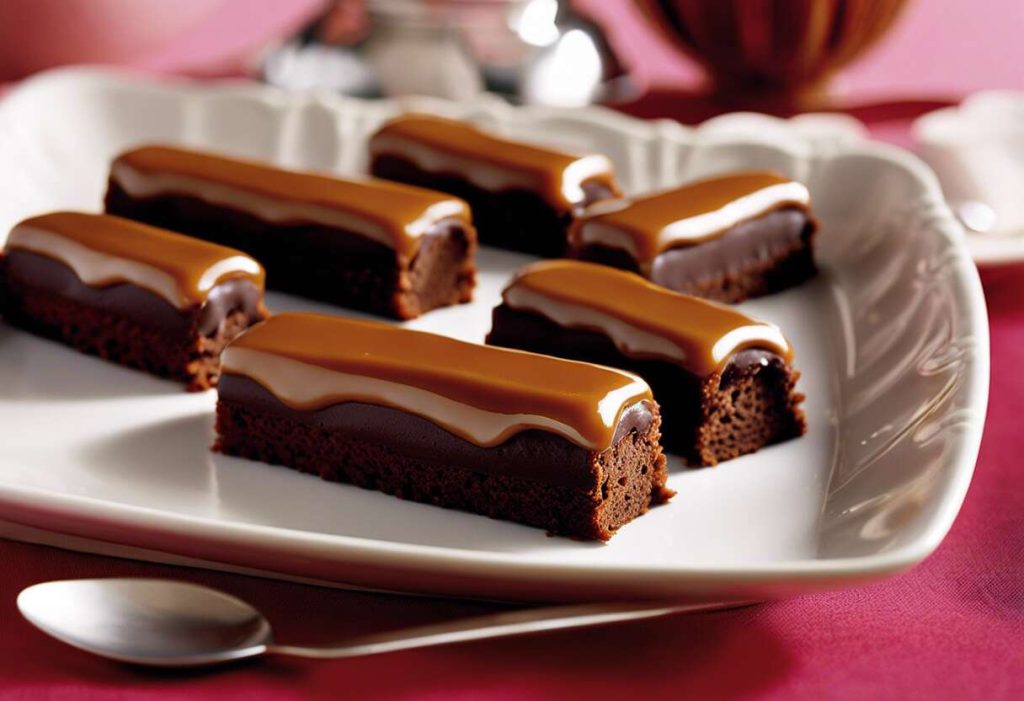 Bûchettes au chocolat et caramel : recette gourmande et facile