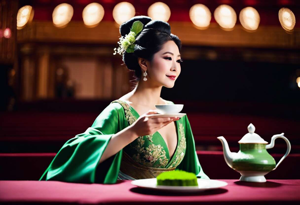 Opéra et thé matcha : l'harmonie des saveurs en scène