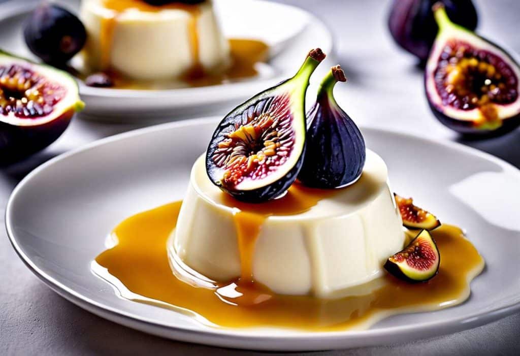 Recette panna cotta figues vanille dessert italien revisité