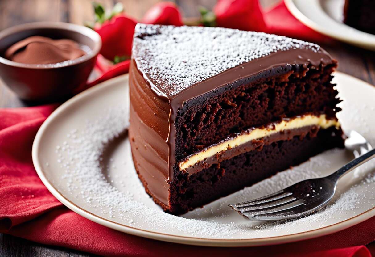 Recette express de gâteau au chocolat pour célébration festive