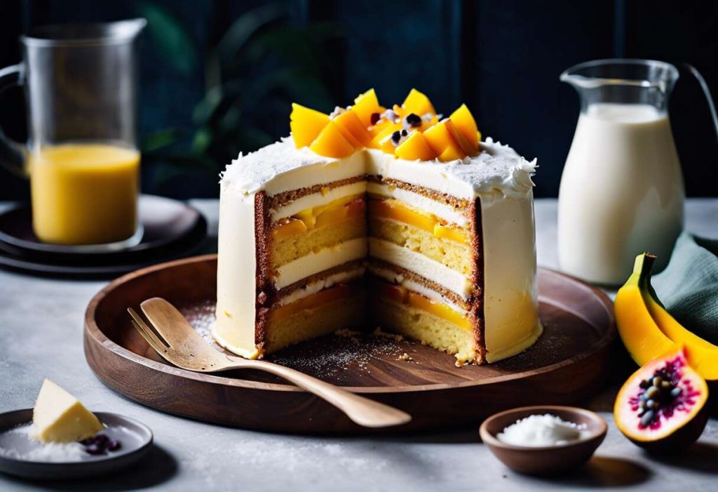 Recette de layer cake exotique : saveurs et couleurs au rendez-vous !