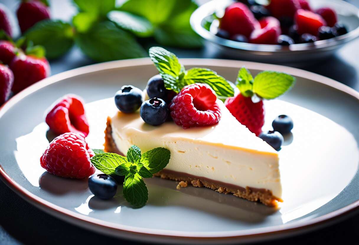 Cheesecake sans cuisson : douceur crémeuse pour une journée spéciale