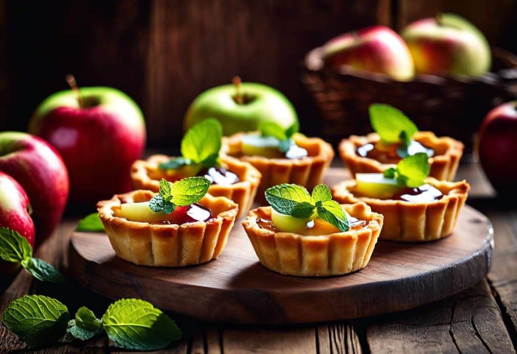 Recette de tartelettes aux pommes et Bêtises de Cambrai : dessert gourmand