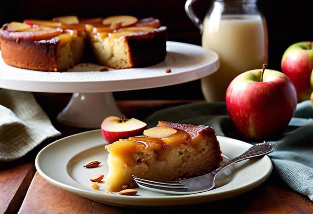 Gâteau renversé pommes healthy recette facile délicieuse