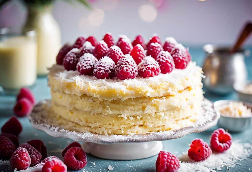 Recette gâteau d’anniversaire framboise-coco idées astuces pour fête réussie