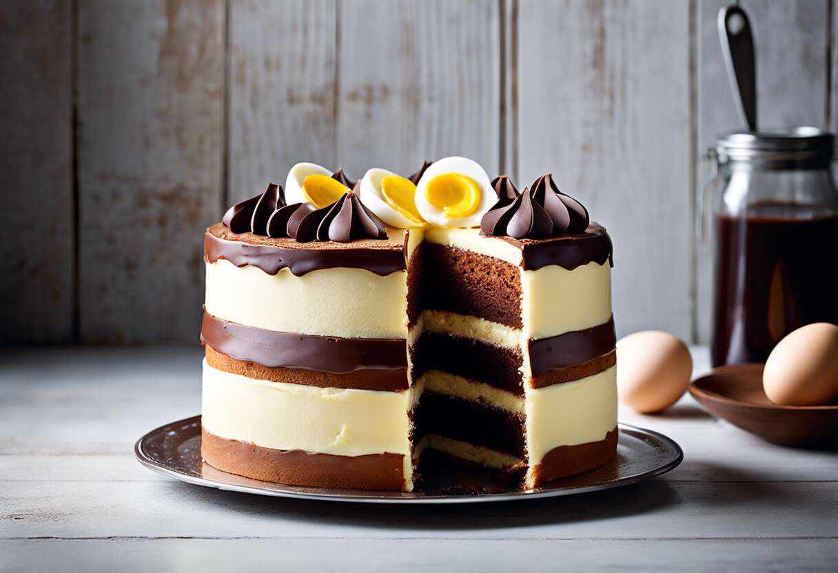 Gâteau à parts vanille et chocolat : recette facile pour toutes les occasions