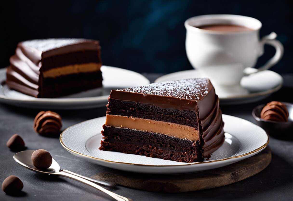 Gâteau royal au chocolat : recette du trianon irrésistible