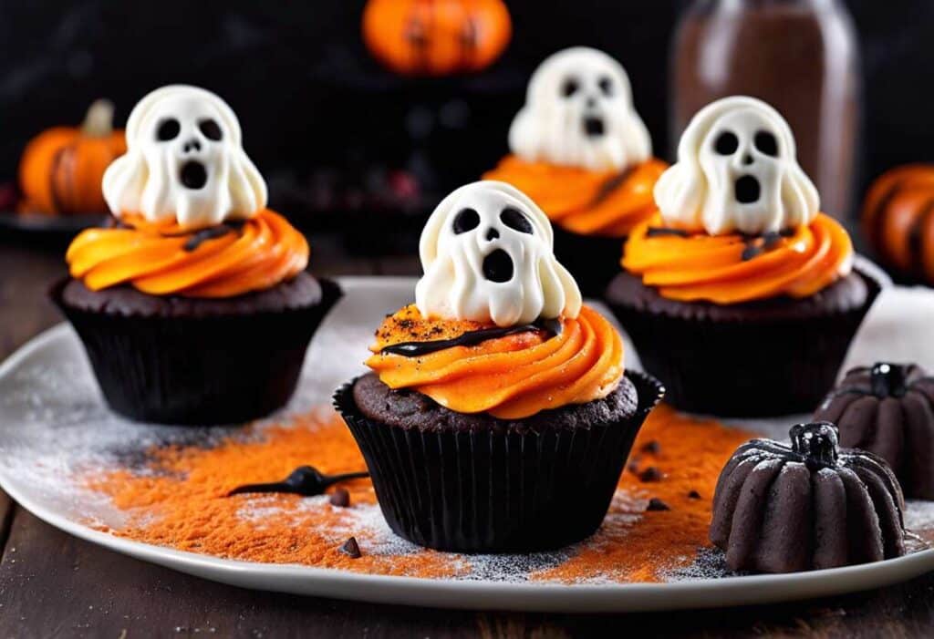 Cupcakes ensanglantés d’Halloween : recette facile et terrifiante